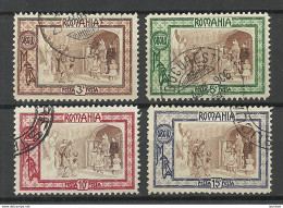 ROMANIA Rumänien 1907 Michel 208 - 211 O - Gebraucht