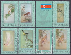 1976 Korea North 1544-1550 Fauna In Painting 19,00 € - Impressionismus