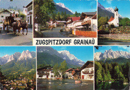 CPSM Zugspitzdorf Grainau-Multivues-Timbre-RARE      L2919 - Zugspitze