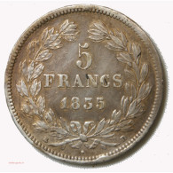 Louis Philippe Ier - écu 5 Francs 1835 D LYON TTB++ - Other & Unclassified