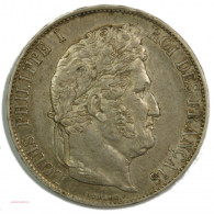 Louis Philippe Ier 5 Franc 1845 BB Strasbourg SUPERBE, Lartdesgents.fr - Other & Unclassified