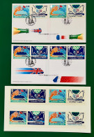 GB/France 1994 Channel Tunnel Folkstone & Coqelles Postmarkes & MNH Stamps - Cartas & Documentos