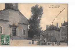 L'ISLE SUR SEREIN - Place De La Fontaine - Très Bon état - L'Isle Sur Serein