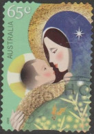 AUSTRALIA - DIE-CUT-USED 2023 65c Religious Christmas - Mary And Baby - Oblitérés