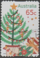 AUSTRALIA - DIE-CUT-USED 2023 65c Secular Christmas - Tree - Oblitérés