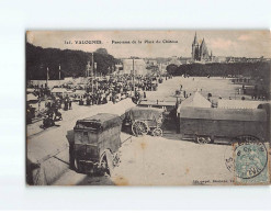 VALOGNES : Panorama De La Place Du Château - état - Valognes