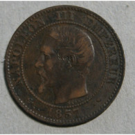 FRANCE - 2 Centimes 1857 MARSEILLE NAPOLEON III Tête Nue - Altri & Non Classificati