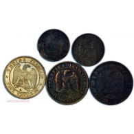 Napoléon III - 1 Centime 1855 MA 2 Centimes 1854b 1855a 1855bb - Other & Unclassified