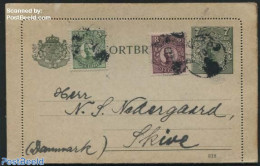 Sweden 1914 Card Letter 7o, Uprated, Used Postal Stationary - Covers & Documents