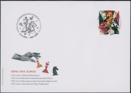 Suisse - 2024 - Weltschachverband - Brief - Sonderstempel • Voll - Brieven En Documenten