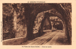 38-VERCORS ROUTE DES GRANDS GOULETS-N°5141-G/0231 - Vercors