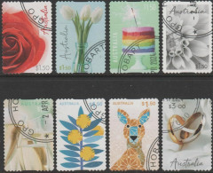 AUSTRALIA - DIE-CUT-USED 2024 $13.50 Special Occasions Set Of Eight - Postmarks Will Vary - Oblitérés