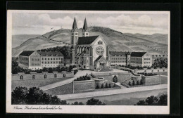 AK Cham, Blick Zum Redemptoristenkloster  - Cham