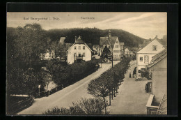 AK Bad Georgenthal I. Thür., Hauptstrasse Aus Der Vogelschau  - Georgenthal