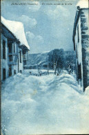 X128080 RARO NAVARRA AURITZ SANGUESA AUNAMENDI BURGUETE UN RINCON NEVADO DE LA VILLA POSTAL RARA - Navarra (Pamplona)