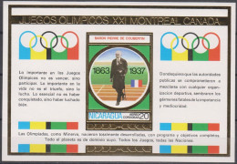 Olympische Spelen  1976 , Nicaragua  - Blok Postfris - Zomer 1976: Montreal