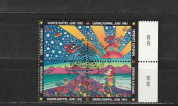 Nations Unies (Vienne) YT 141/4 Obl : Sommet Planète Terre  - 1992 - Used Stamps
