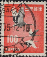 Japon Poste Obl Yv: 844A Mi:1007A Cicognes (TB Cachet Rond) - Oblitérés