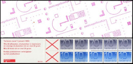 Pays-Bas Carnet N** Yv:C1380AaII Mi: Chiffres PB47A - Markenheftchen Und Rollen