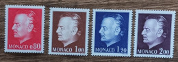 Monaco - YT N°993 à 996 - Nouvelle Effigie Du Prince Rainier III - 1974 - Neuf - Neufs