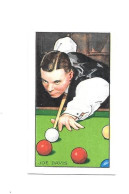 DP96 - CARTE CIGARETTES GALLAHER - BILLARD - JOE DAVIS - Billiards