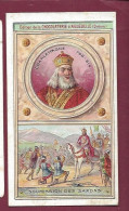 110524C - CHROMO CHOCOLATERIE D'AIGUEBELLE - Rois De France - Charlemagne Soumission Des Saxons - Aiguebelle