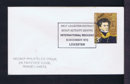 Sp10564 ENGLAND "West Leicester District SCOUT Activity Centre (Int.Weekend)  1972 Mailed - Lettres & Documents