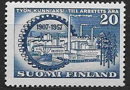 Finlande 1957  Neuf N°461 Neuf** MNH Cinquantenaire Des Syndicats Patronaux - Unused Stamps