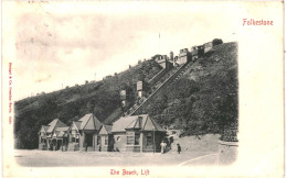 CPA Carte Postale  Royaume Uni Folkestone The Beach Lift 1902 VM80787 - Folkestone