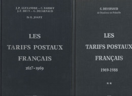 Les Tarifs Postaux Français - Tome 1 Et 2 - Alexandre Brun Desarnaud - Tres Bon Etat - Ouvrages Rares Et Indispensables - Tariffe Postali