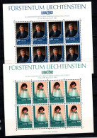 Liechtenstein 1982 Mi. 797-798 Mini Feuille 100% Neuf ** LIBA, Célébrités - Blocs & Feuillets