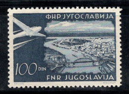Yougoslavie 1951 Mi. 652 Neuf ** 100% Poste Aérienne 100 D, Aéronef - Luftpost