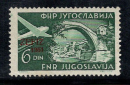 Yougoslavie 1951 Mi. 653 Neuf ** 100% Poste Aérienne 6 D, Aéronefs - Luftpost