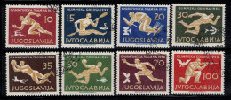 Yougoslavie 1956 Mi. 804-811 Oblitéré 100% Jeux Olympiques - Oblitérés