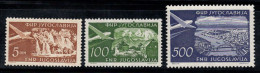 Yougoslavie 1951 Mi. 689-691, 692 Neuf ** 100% Poste Aérienne PAYSAGES - Poste Aérienne