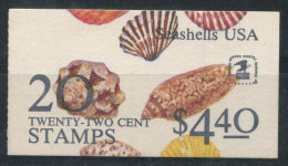 ÉTATS-UNIS 1985 Mi. 1741-45 Carnet 100% Neuf ** Escargots De Mer Et Moules - 1981-...