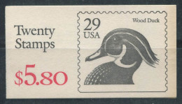 ÉTATS-UNIS 1991 Mi. 2128 Carnet 100% Neuf ** Oiseaux De Canard,29 (C)... - 3. 1981-...