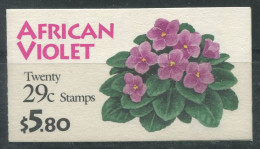 ÉTATS-UNIS 1993 Mi. 2404 Carnet 100% Neuf ** Fleurs, Violette Africaine - 1981-...