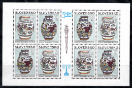 Slovaquie 1999 Mi. 356-57 Mini Feuille 100% Neuf ** Urnes Funéraires, Culture Juive - Blocchi & Foglietti