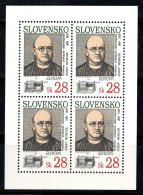 Slovaquie 1994 Mi. 191 Mini Feuille 100% Neuf ** J.Murgas,Radiotélégraphie - Blocks & Sheetlets