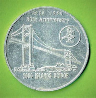 JETON / 1938 - 1968 / PEACE AND GOOD WILL BETWEEN U.S. AND CANADA / 1000 ISLANDS BRIDGE - Altri & Non Classificati