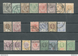 1921-33 Straits Settlements, Stanley Gibbons N. 218-240 - Giorgio V - Serie Non Completa - Usati - Other & Unclassified