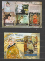 Burundi 2012 Berthe Morisot (painter/peintre ) S/S  MNH/ ** - Blocchi & Foglietti
