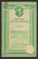 Action Portugal Construction Du Stade Football SCP Sporting Club De Portugal 1951 Stock Certificate SCP Soccer Stadium - Deportes