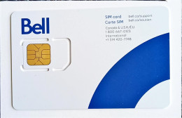 Canada Bell Gsm Original Chip Sim Card - Lots - Collections