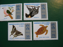 NOUVELLES HEBRIDES POSTE ORDINAIRE N° 378/381 TIMBRES NEUFS** LUXE COTE 18,00 EUROS - Neufs