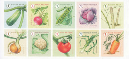 2022 Belgium Vegetables Plants Health Complete Booklet MNH @ BELOW FACE VALUE - 2013-... Koning Filip