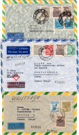 Brasilien 1947, 3 Luftpost Briefe In Die Schweiz, Dabei 1x Reko! - Lettres & Documents