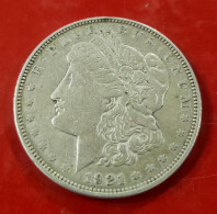 ESTADOS UNIDOS. AÑO 1921. 1 DOLLAR PLATA MORGAN "D" DENVER. PESO 26,6 GR. - 1878-1921: Morgan