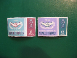 NOUVELLES HEBRIDES POSTE ORDINAIRE N° 225/226 TIMBRES NEUFS** LUXE COTE 8,50 EUROS - Ongebruikt